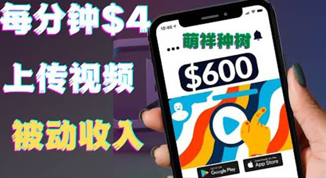 只需要上传视频然后每分钟赚4美元项目：详细操作步骤，新手也可操作-有渔有礼