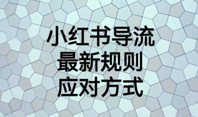 小红书导流最新规则应对方式【揭秘】-有渔有礼