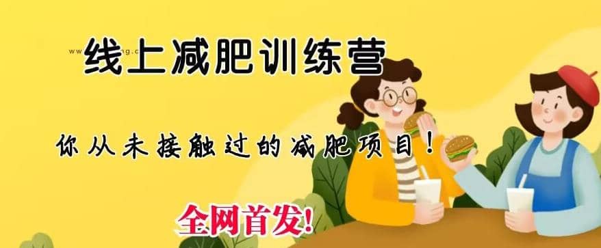 线上减肥训练营，足不出户，仅靠拉几个社群，发几条朋友圈，就可以月实现入五位【揭秘】-有渔有礼