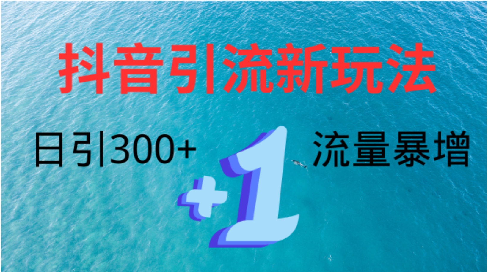 创业粉高效引流，抖音工具号玩法4.0，日引300+-有渔有礼