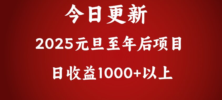 翻身项目，日收益1000+以上-有渔有礼
