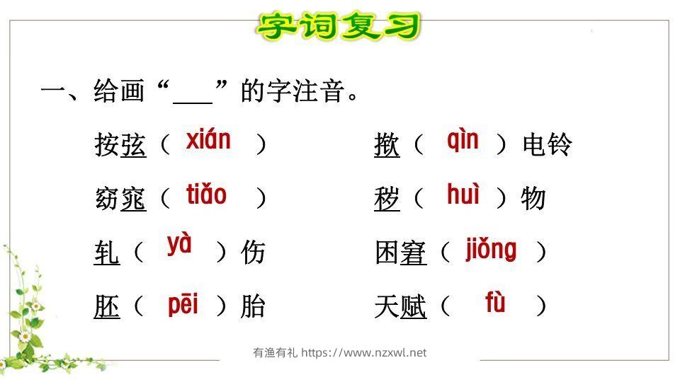 图片[2]-五年级语文下册第8单元知识点课件（部编版）-有渔有礼