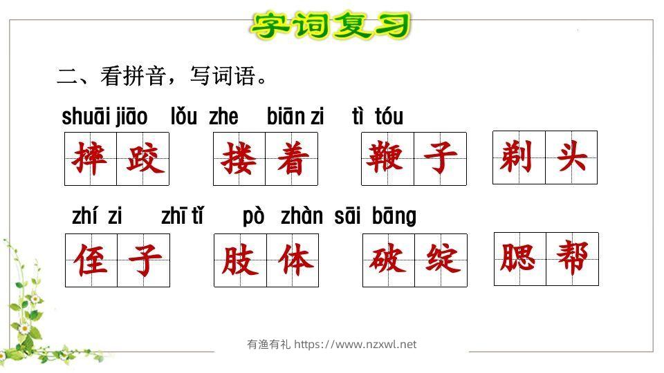 图片[3]-五年级语文下册第5单元知识点课件（部编版）-有渔有礼