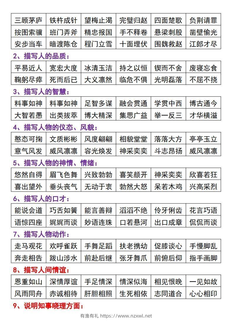 图片[2]-【三上】语文必背汇总-有渔有礼