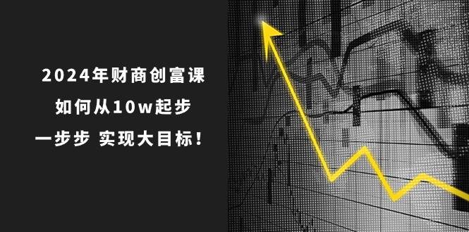 2024年 财商-创富课：如何从10w起步，一步步 实现大目标！-有渔有礼